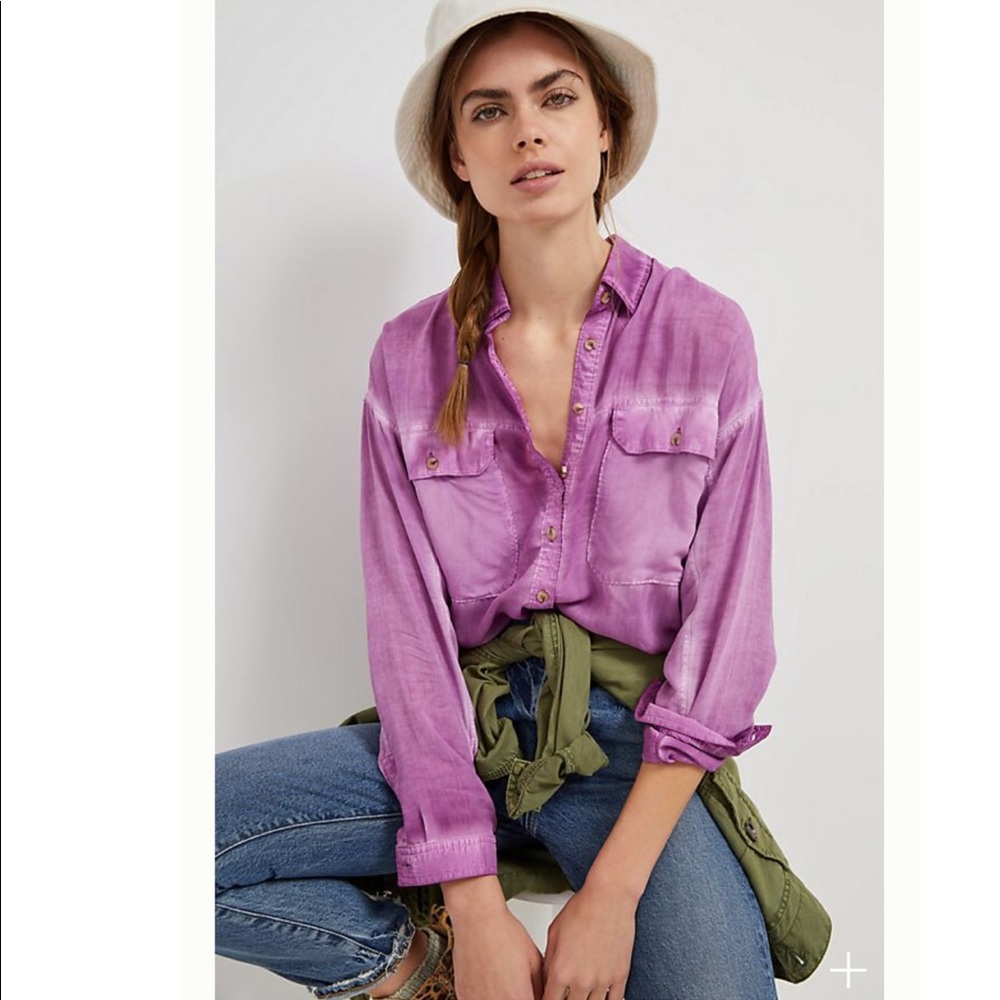 Anthropologie Pilcro Joelle Button Down (B2)